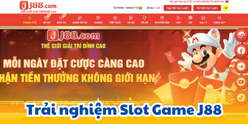 Trải nghiệm Slot Game J88