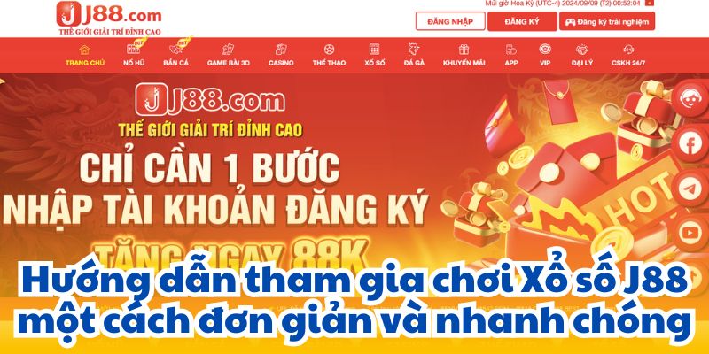 Giới thiệu thông tin khái quát về sảnh Xổ số J88